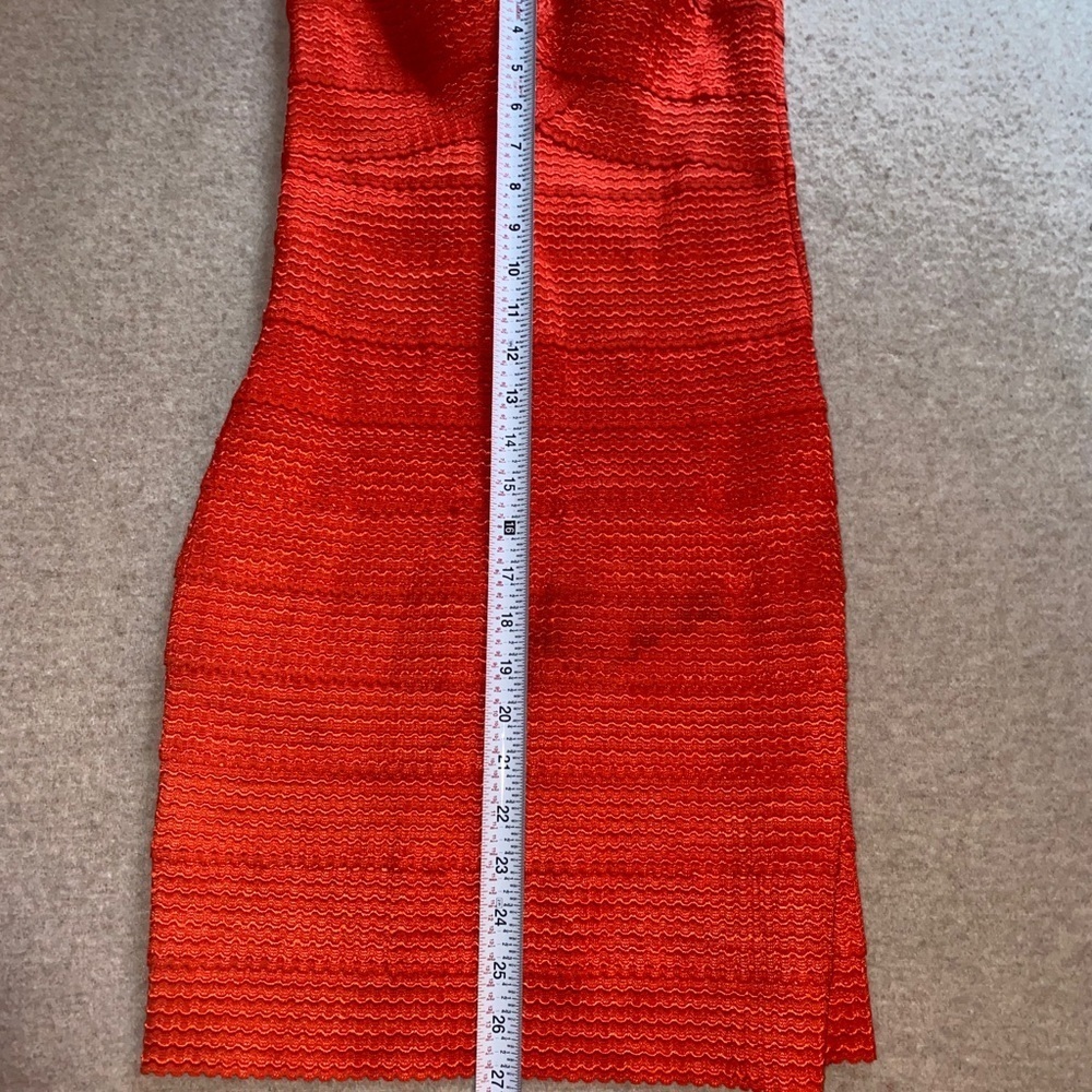 Fiery chili bodycon strapless dress - Picture 2 of 5